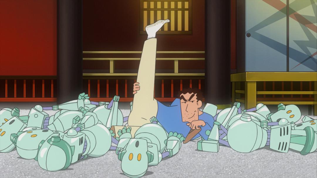 《蜡笔小新：决一胜负！逆袭的机器人爸爸》剧照第37张图片